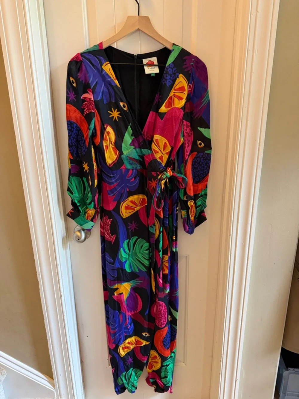 FARM Rio Mystic Jungle Wrap Jumpsuit